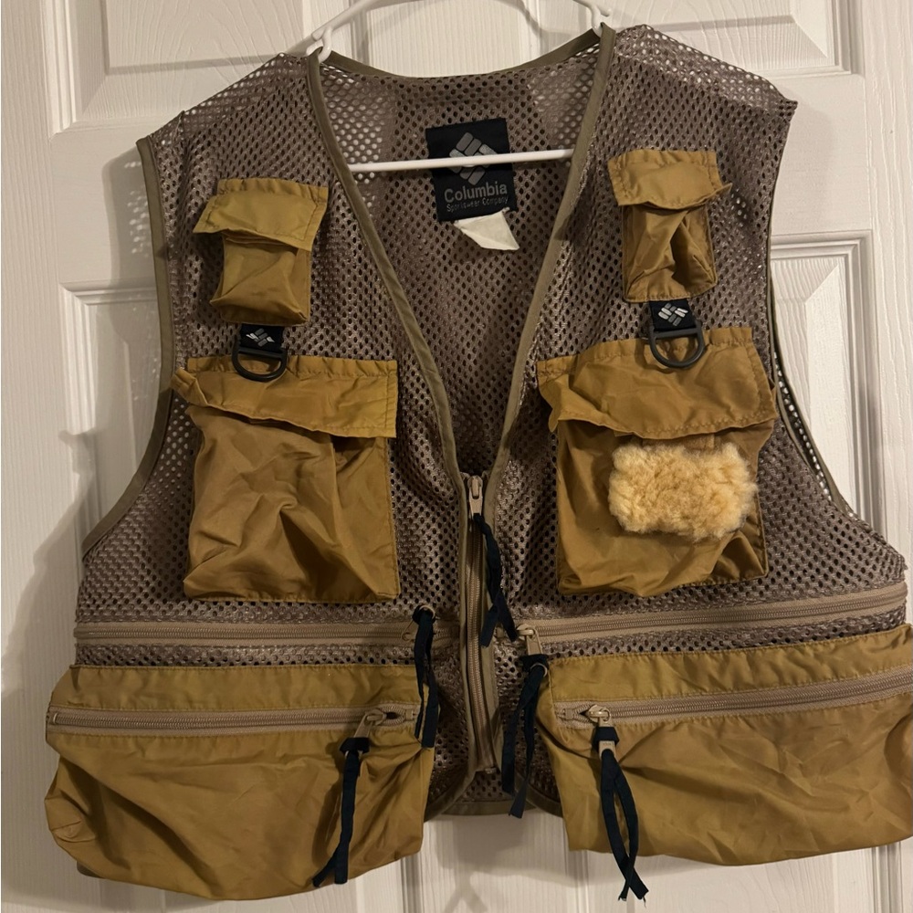 Vintage Columbia Fishing Vest